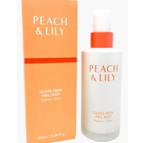 NIB Peach & Lily Glass Skin Veil Mist Hydrate + Glow 3.38 fl oz 100ml - Picture 2 of 5